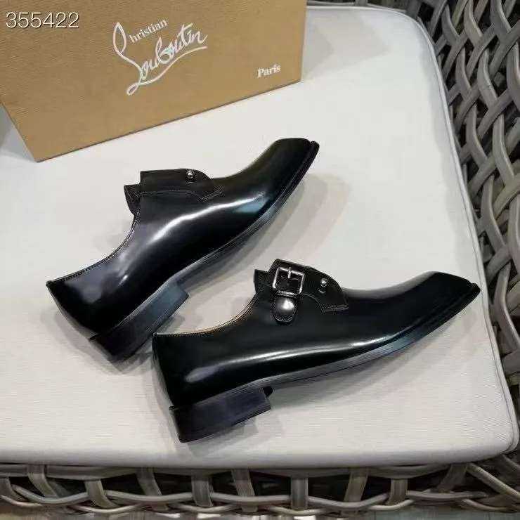p920💰Men's shoes Christia*.Lobouti*🆑High-end men's business formal leather shoes | Classic red sole shoes | Original imported first-layer cowhide | Iconic rivet decoration | Water-dyed cowhide lining | Italian imported red cowhide outsole | High-end luxury | Perfect interpretation of fashion, sunshine, style, suitable for various occasions Size: 39-44 (customized at 38.45.46)
